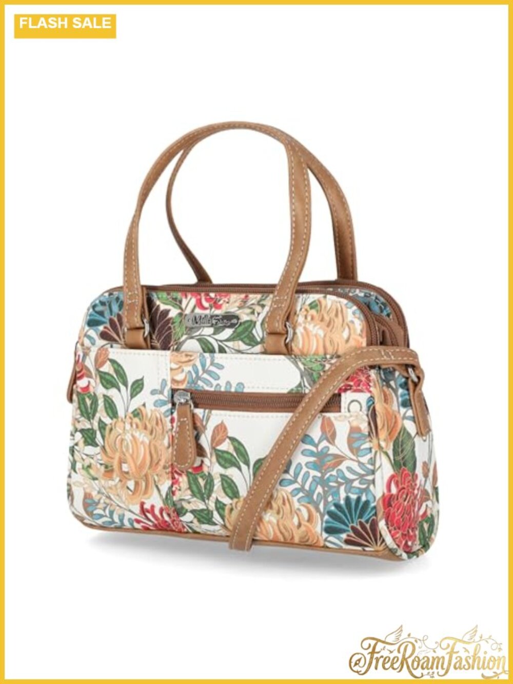 Vegan Leather Satchel Crossbody Shoulder Bag Adjustable Detachable Strap